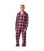 Ensemble De Pyjama Homme Rouge Bleu Marine SF-1