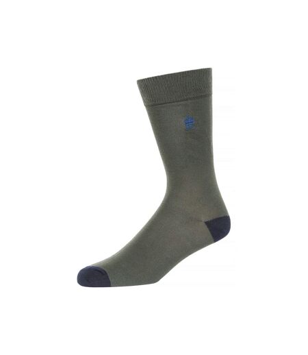 Chaussettes homme bleu mer / vert foncé French Connection