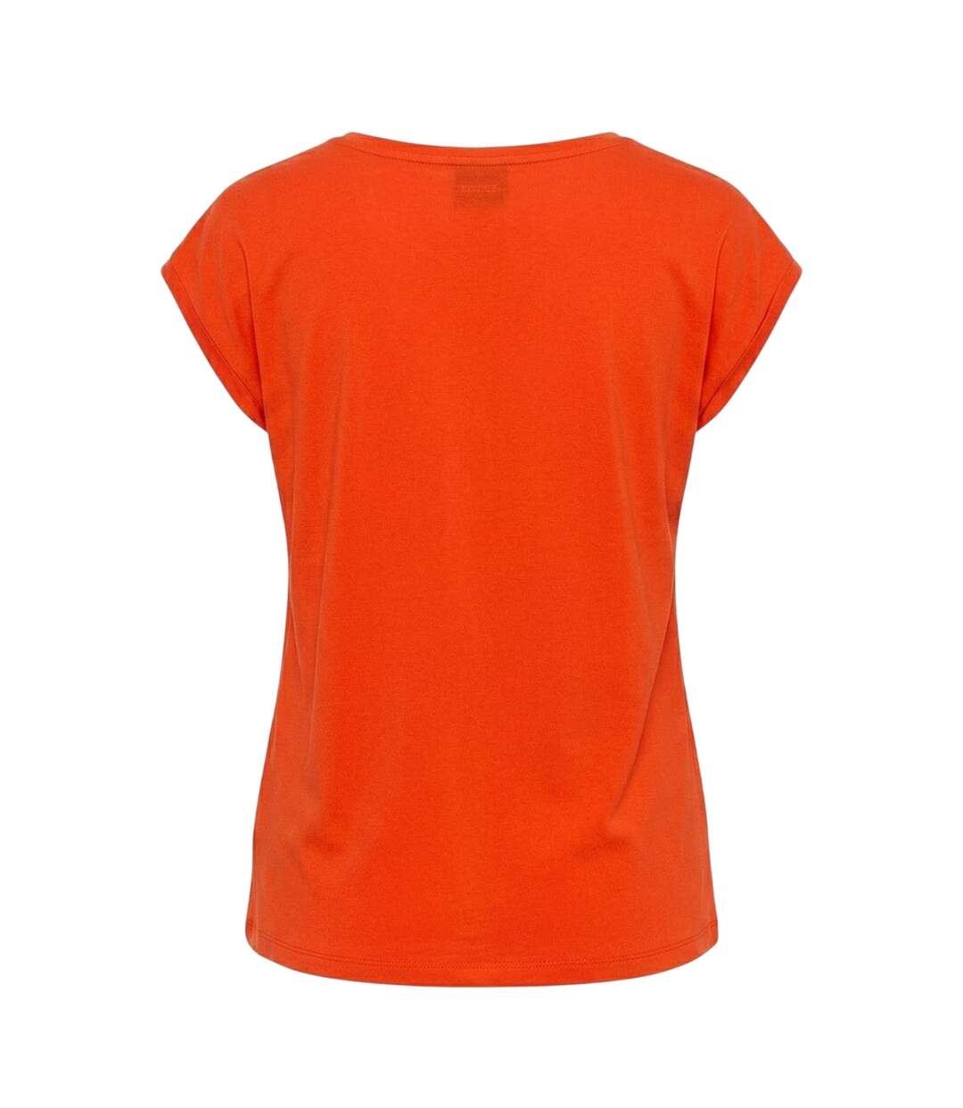 T-shirt Pckamala Femme Orange Pieces-3