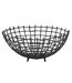 Coupelle Déco en Métal Odario 46cm Noir-1