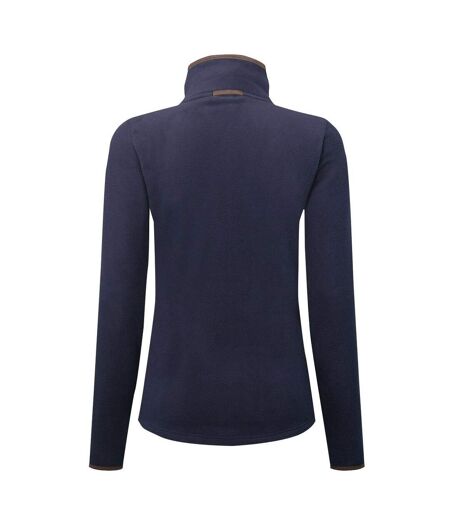 Veste polaire artisan femme bleu marine / marron Premier