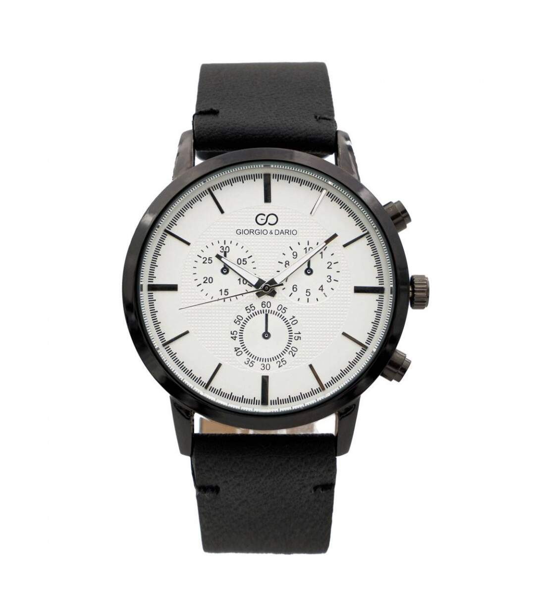 Montre Homme Noir avec Chrono GIORGIO-1