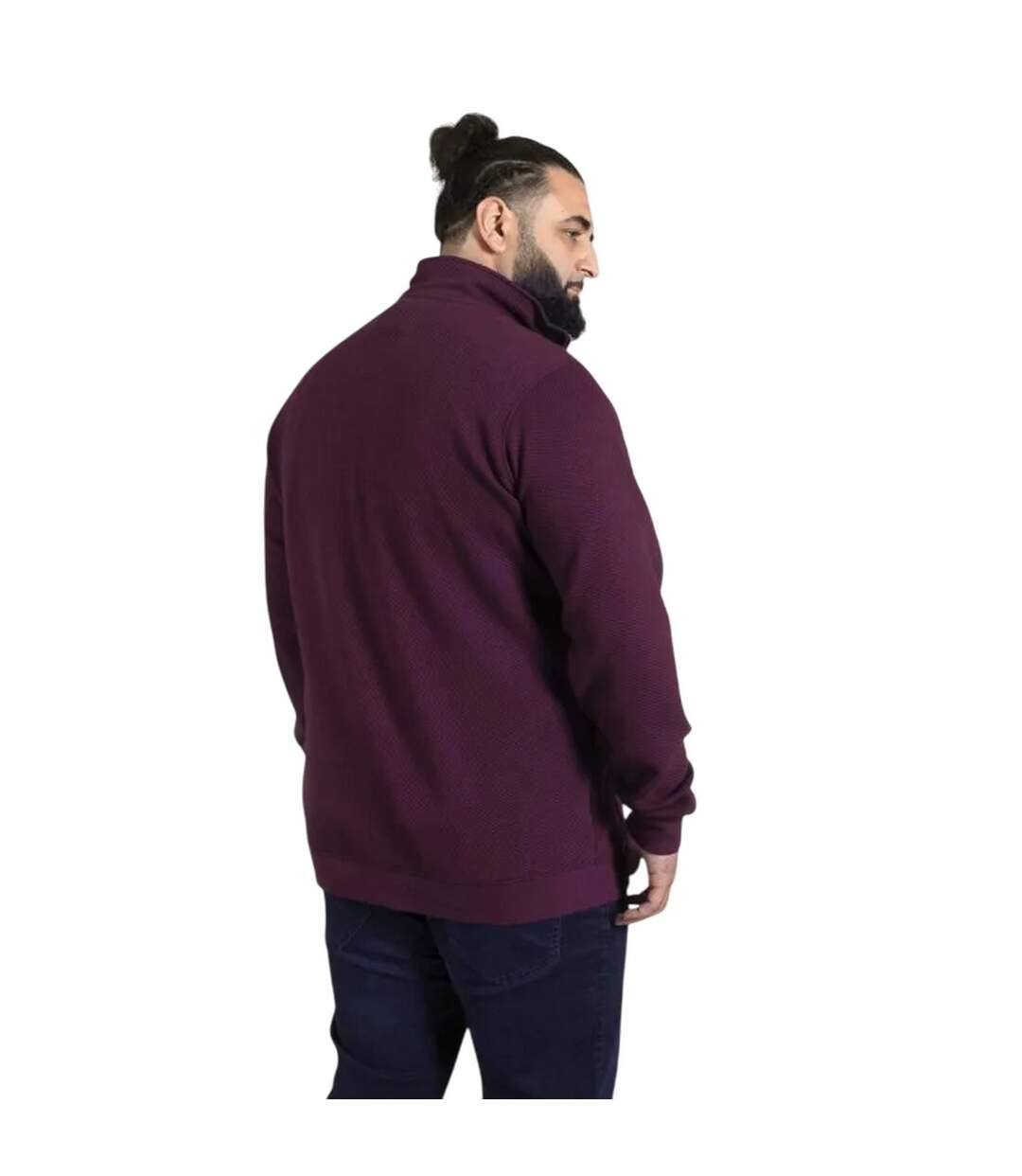 Sweat Motif/style Matelassé Lancaster Homme Bordeaux Duke-3