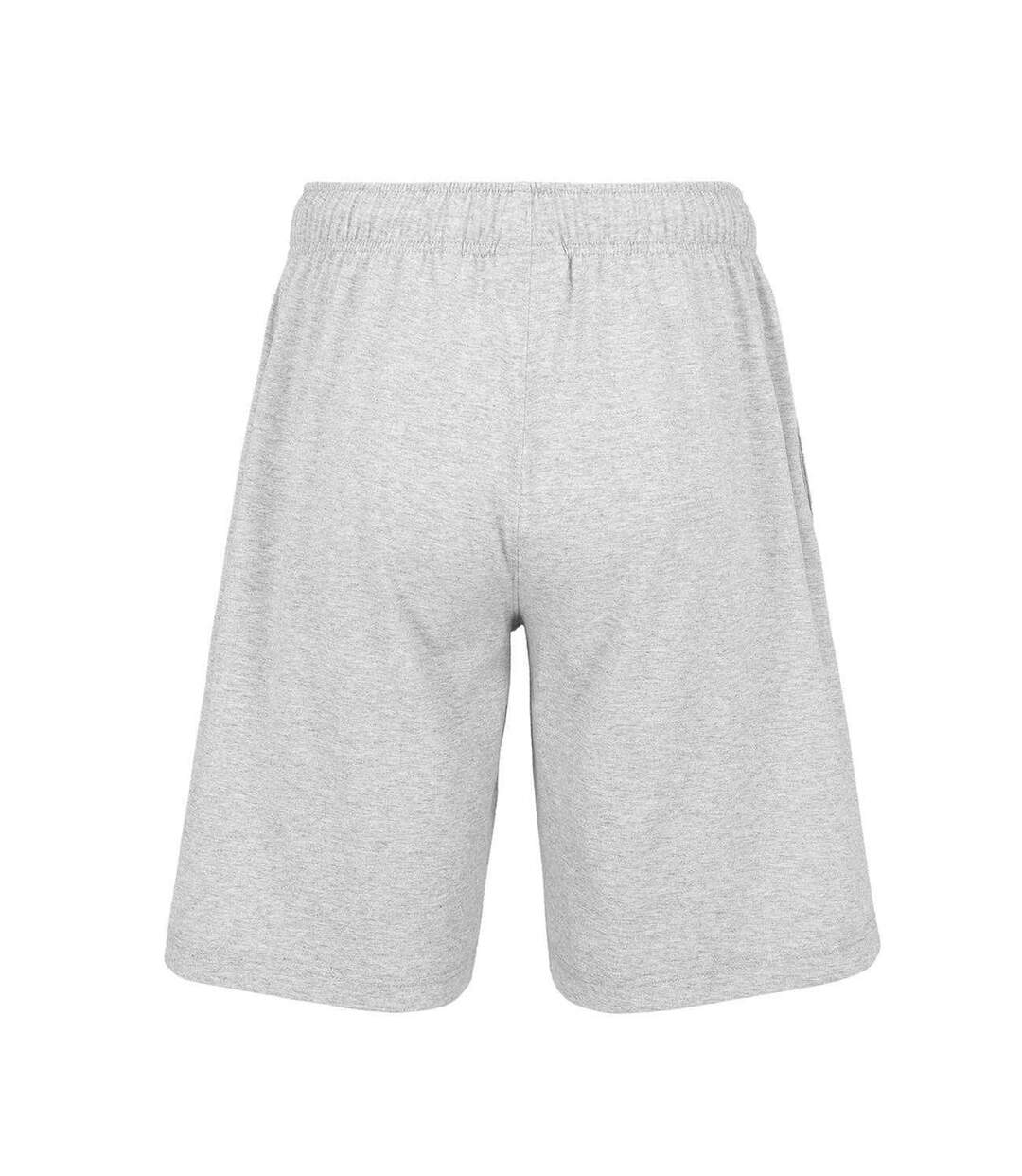 Short En Jersey Décontracté Homme Gris Chiné Slazenger-2