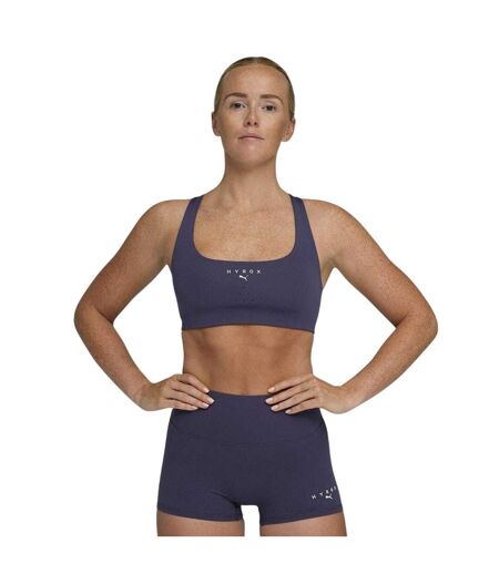 Womens/ladies Hyrox Non-wired Sports Bra Deep Plum Puma