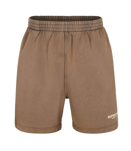 Mens Owners Club Loopback Jersey Shorts Almond Represent