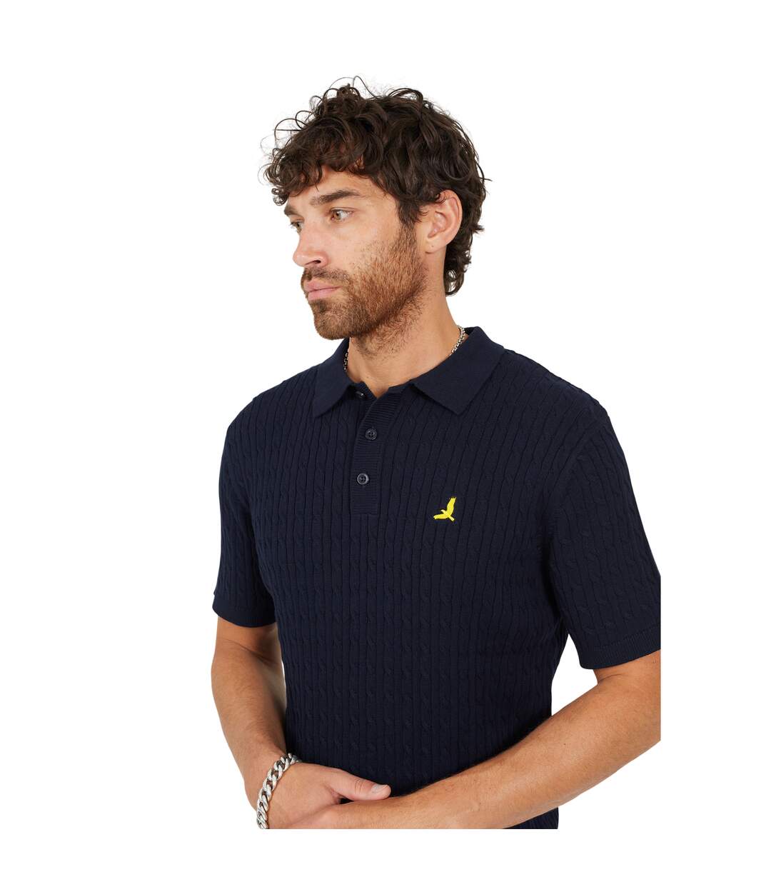 Polo Mysterio Homme Bleu Nuit Brave Soul-4