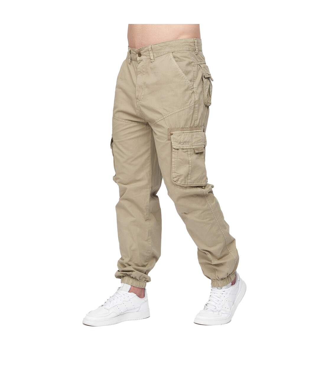 Pantalon de combat kartmoore homme beige gris Duck and Cover-1