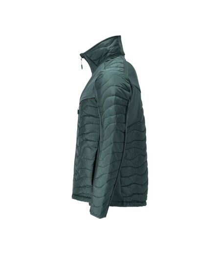 Mens Customized Thermal Jacket Forest Green Mascot
