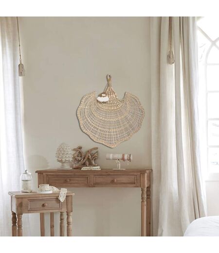 Décoration Murale Éventail Wonderfly 58cm Beige