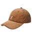 Embroidered Logo Corduroy Baseball Cap Wood Kangol-1