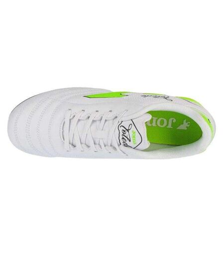 Childrens/kids Toledo Artificial Ground Football Boots White Joma