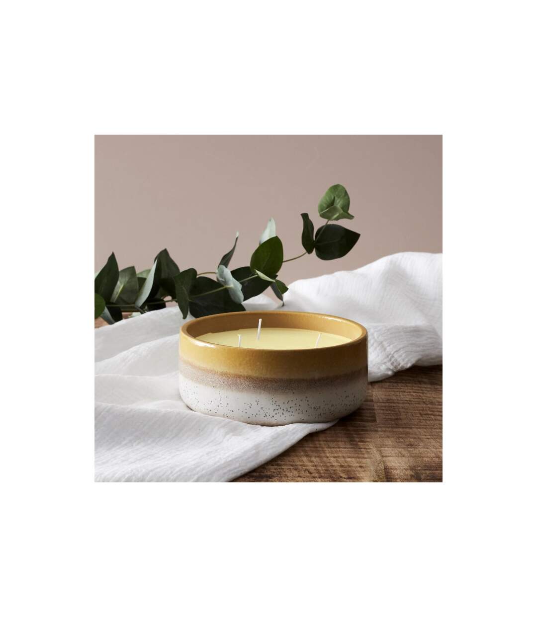 Bougie Parfumée Céramique 330g Citronnelle-4