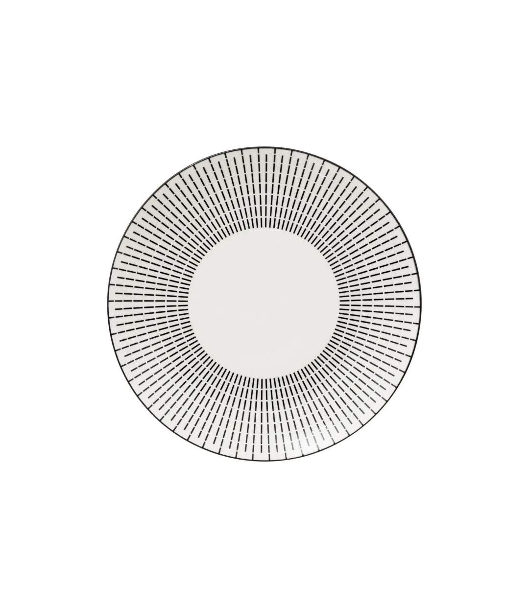 Assiette de Présentation Porcelaine Lunis 30cm Noir-1