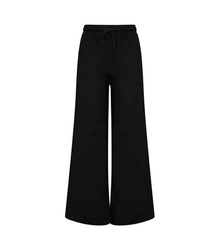 SF Womens/Ladies Sustainable Wide Leg Sweatpants (Black) - UTPC4959