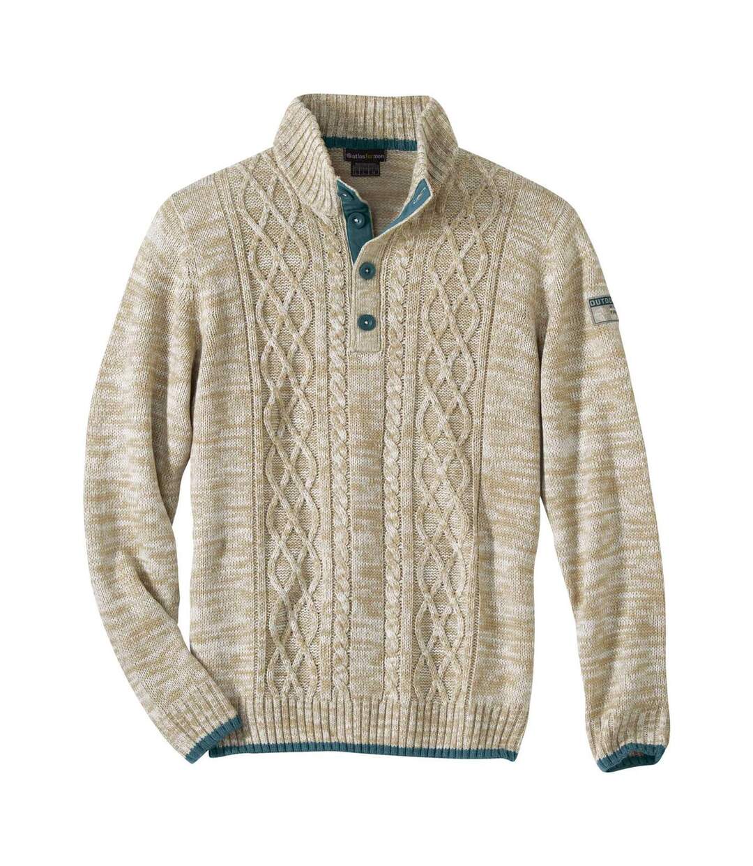 Pull homme beige Atlas For Men-1