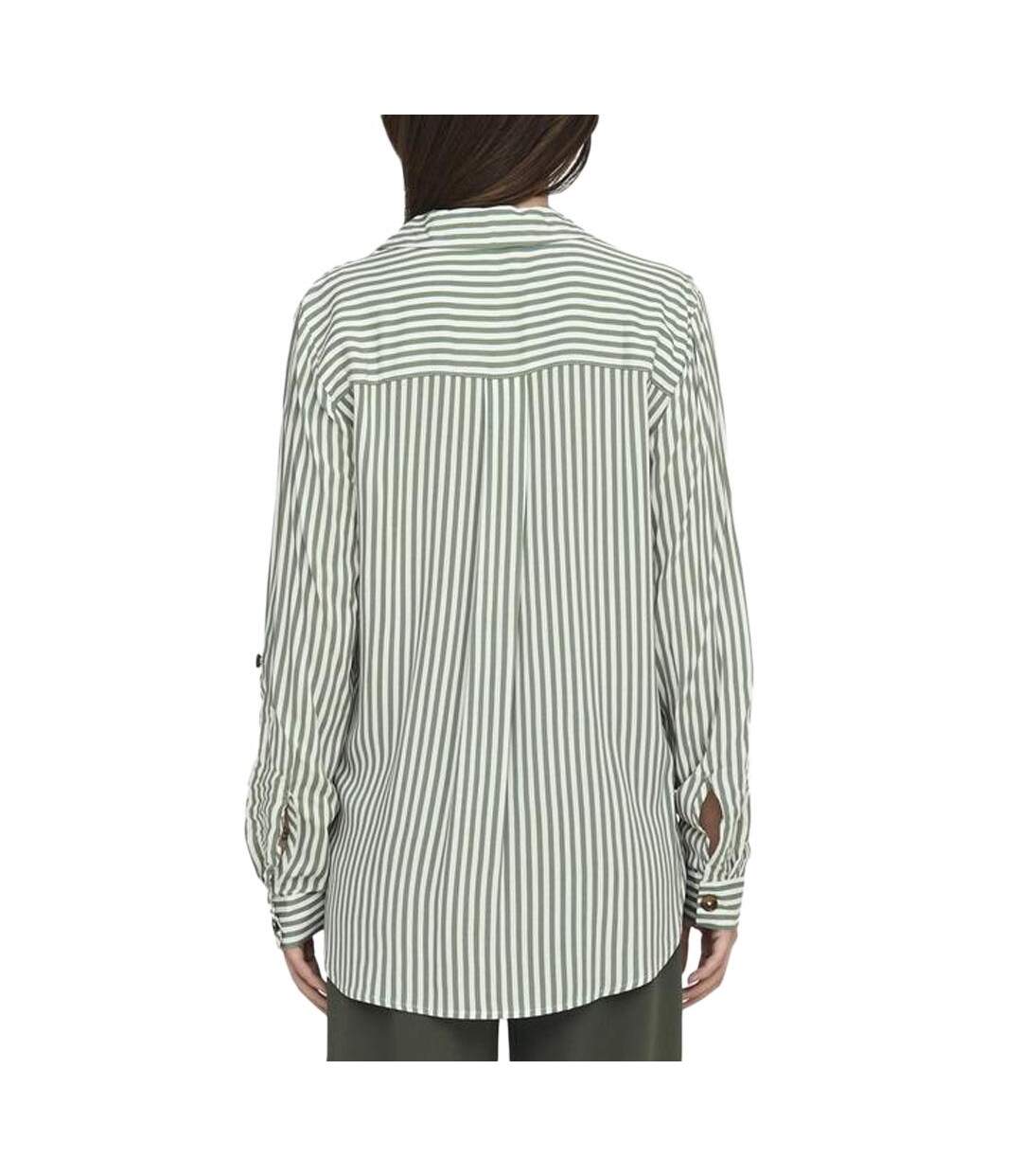 Chemise blanc/kaki femme jdy laurel-2