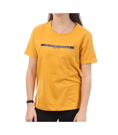 T-shirt Jaune Femme Lee Cooper Olise - XS