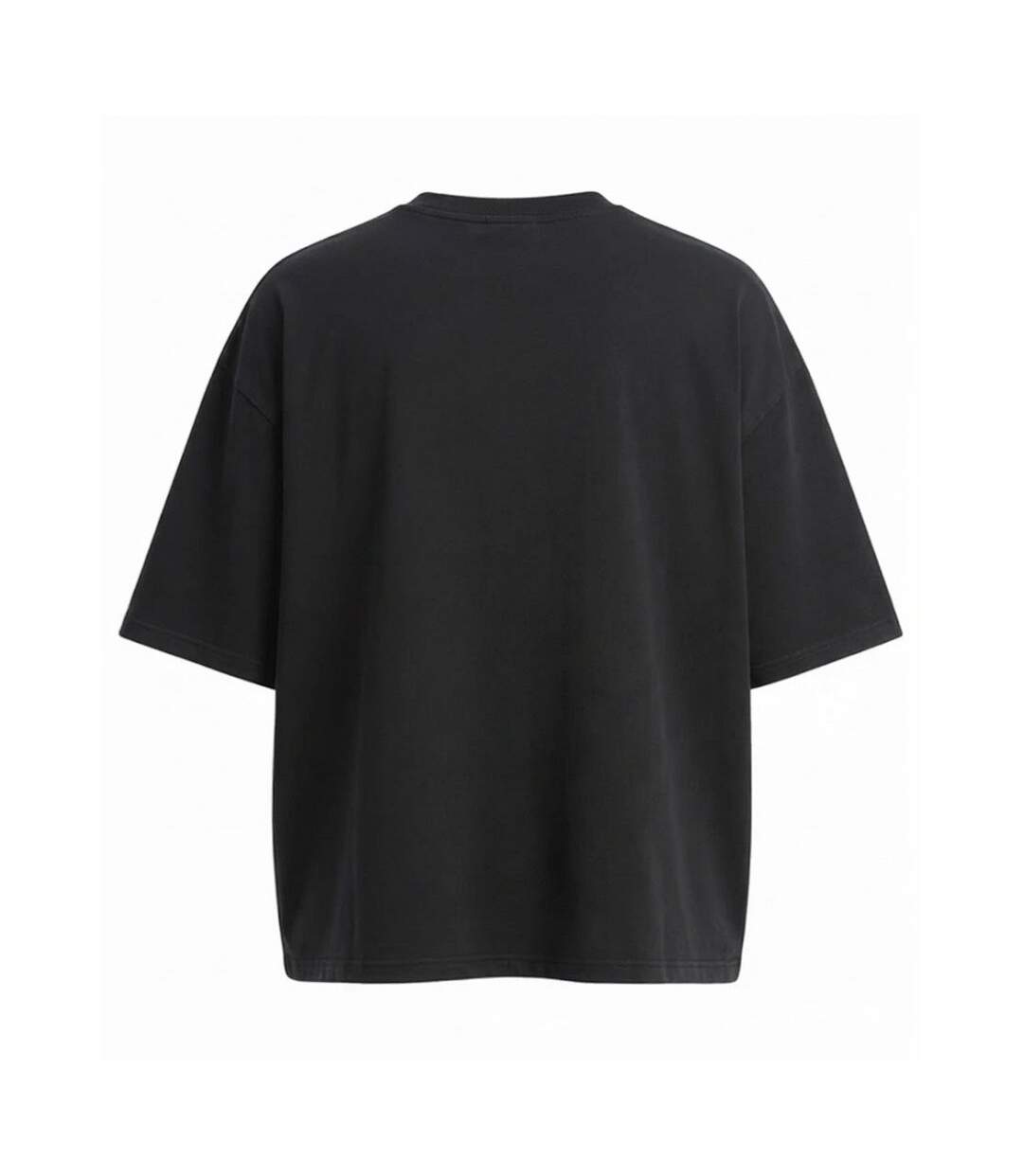 T-shirt Motif/style Rectangulaire Homme Noir Sombre Awdis-2
