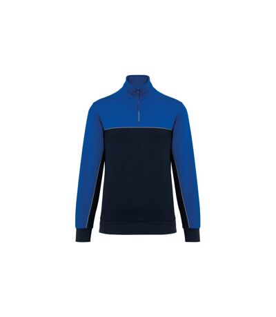 Sweat écoresponsable à col zippé WK. Designed To Work