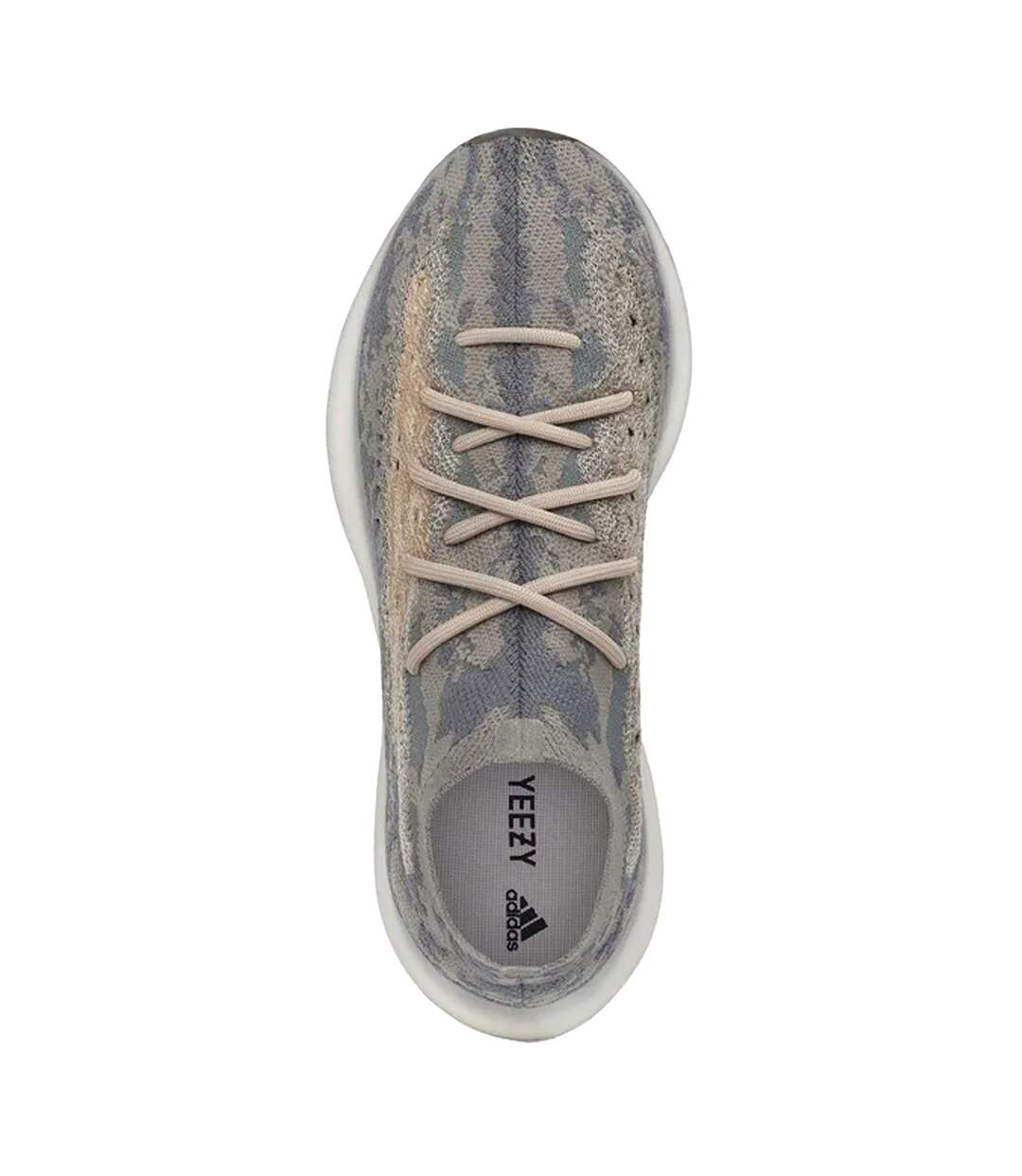 Baskets boost femme beige gris Yeezy-1