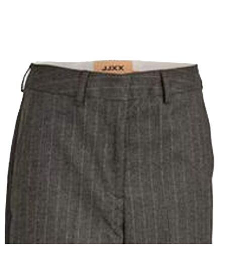 Pantalon Motif/style Fines Rayures Femme Gris Chiné JJXX