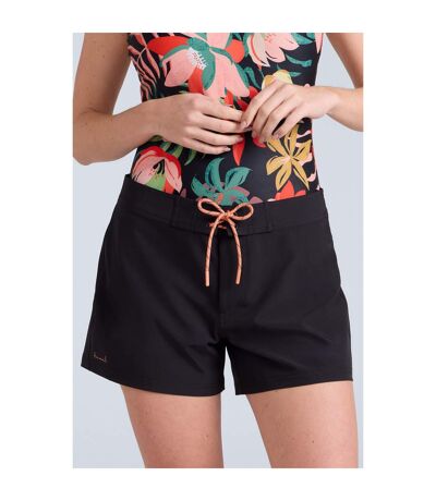 Short De Bain Aurora Femme Noir Animal