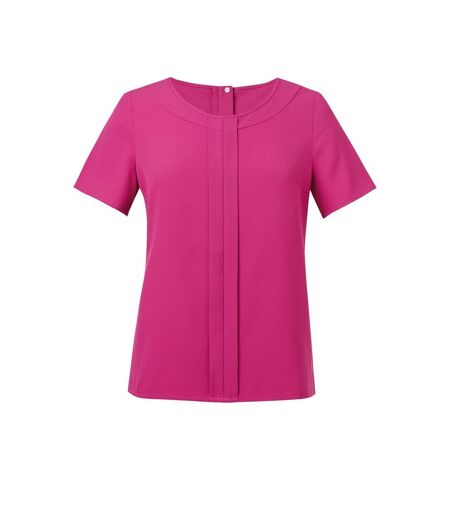 Blouse Manches Courtes Verona Femme Fuchsia Brook Taverner