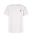 Mens River Embroidered Crew Neck T-shirt White Timberland-2