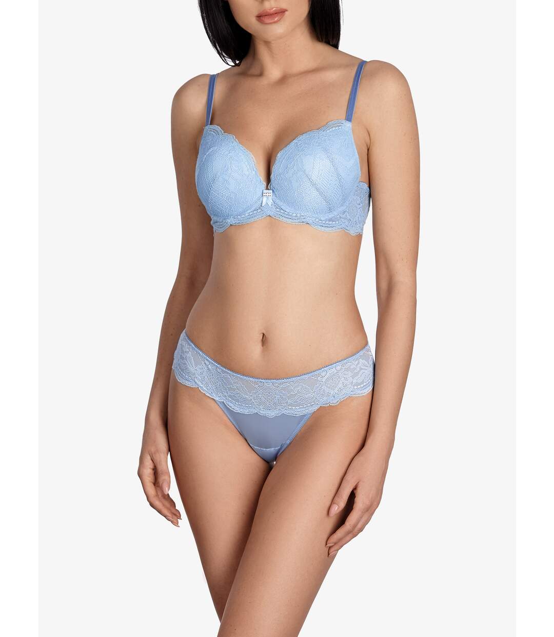 Soutien-gorge push-up Forget-Me-Not bleu ciel Ajour