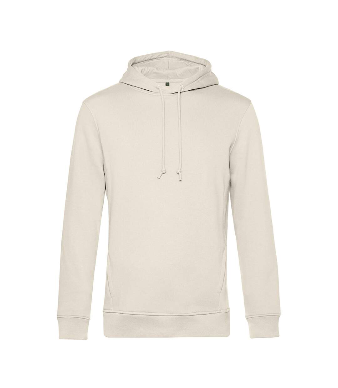 Pull À Capuche Biologique Pour Hommes Blanc Cassé B&C-1