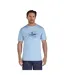 T-shirt Motif/style Taureau Tailladé Homme Bleu Ciel Raging Bull-2