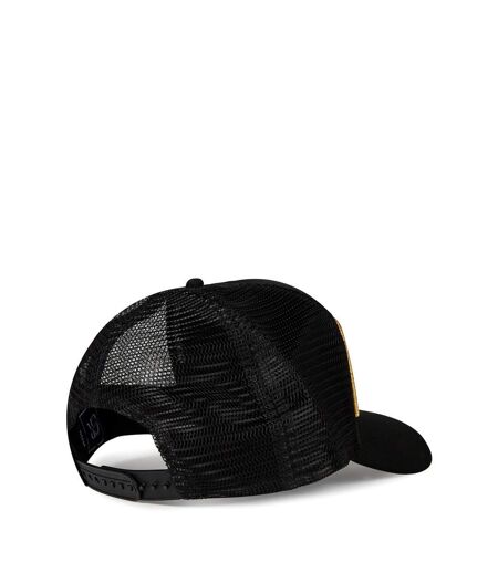 Casquette Trucker Li Plate Noir Jaune Or Christian Rose