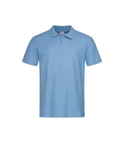 Stedman Mens Cotton Polo (Light Blue) - UTAB282
