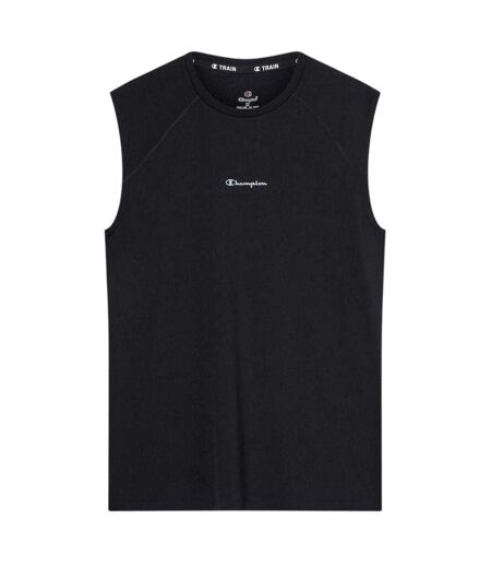 Haut Sans Manches Motif/style Logo Sur Poitrine Homme Noir Champion