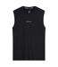 Haut Sans Manches Motif/style Logo Sur Poitrine Homme Noir Champion-2