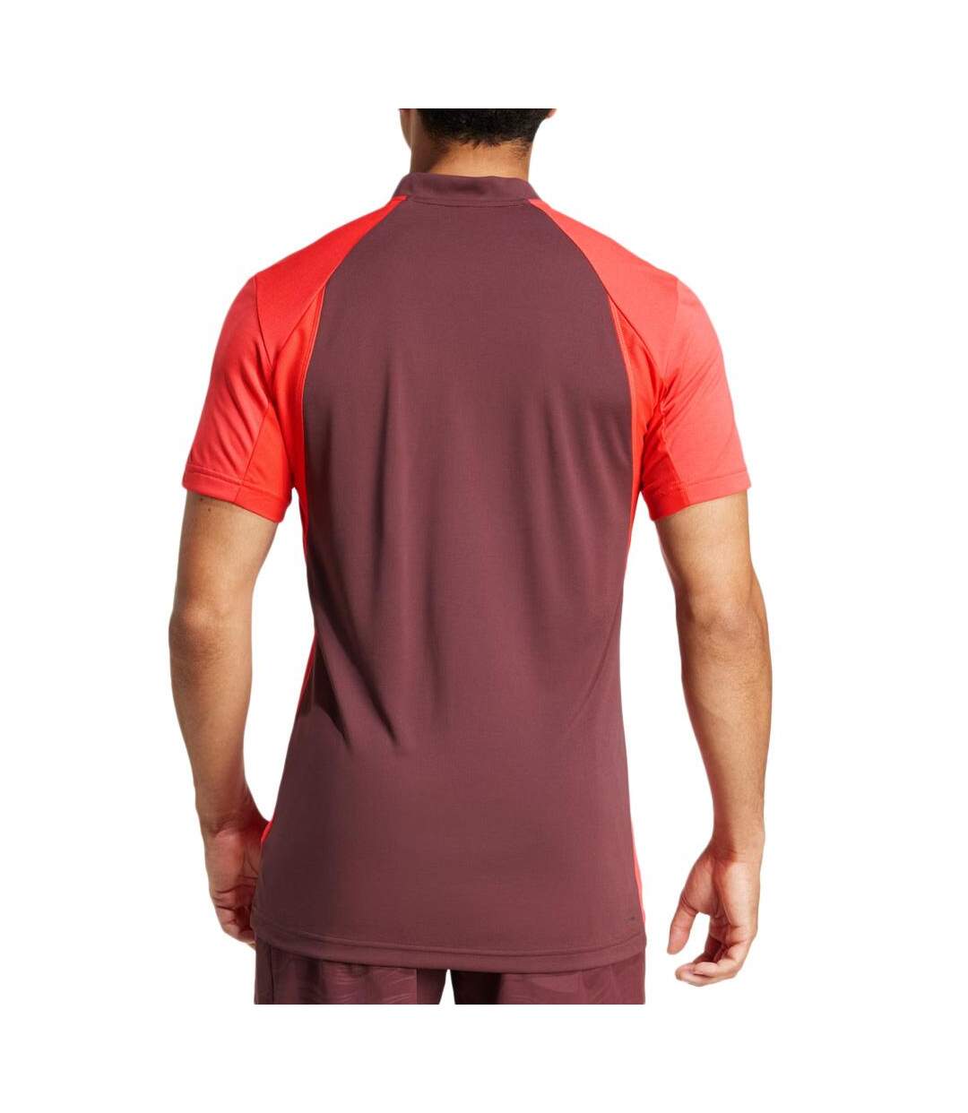 Polo rouge homme adidas jc9295-2