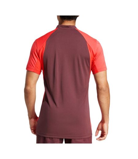 Polo rouge homme adidas jc9295