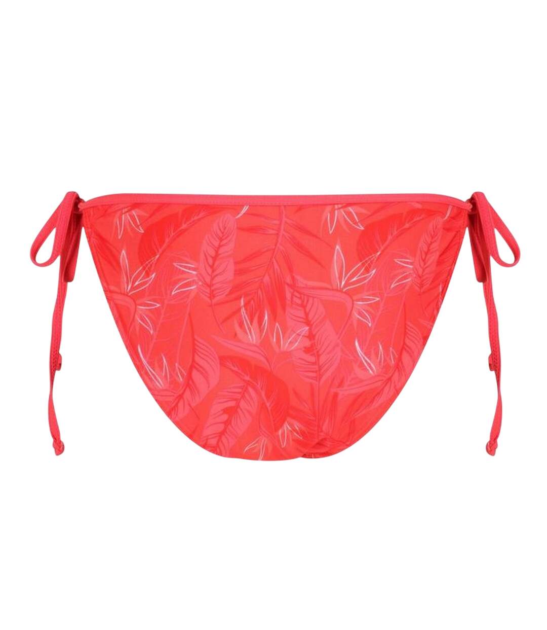 Womens/ladies Aceana Leaves String Bikini Bottoms Red Sky Regatta-2