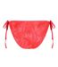 Womens/ladies Aceana Leaves String Bikini Bottoms Red Sky Regatta-2