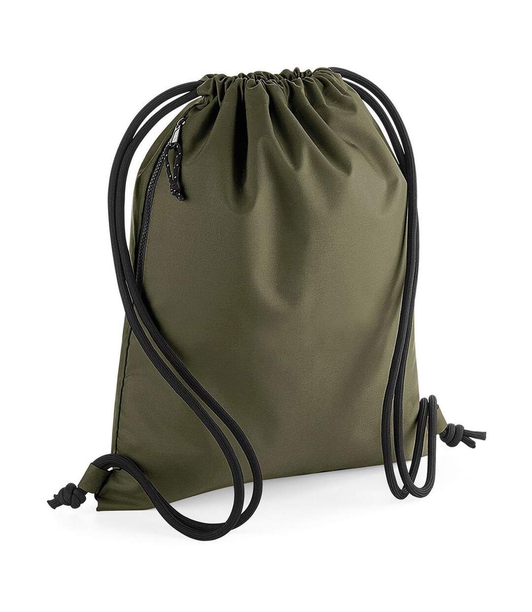 Sac à dos en toile polyester recyclé - BG281 - vert militaire-1