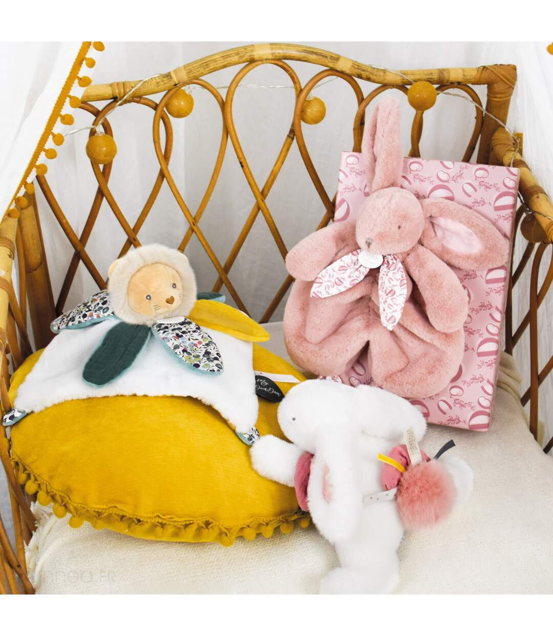 Doudou pétale polyester collection BOH'AIME Lion-4
