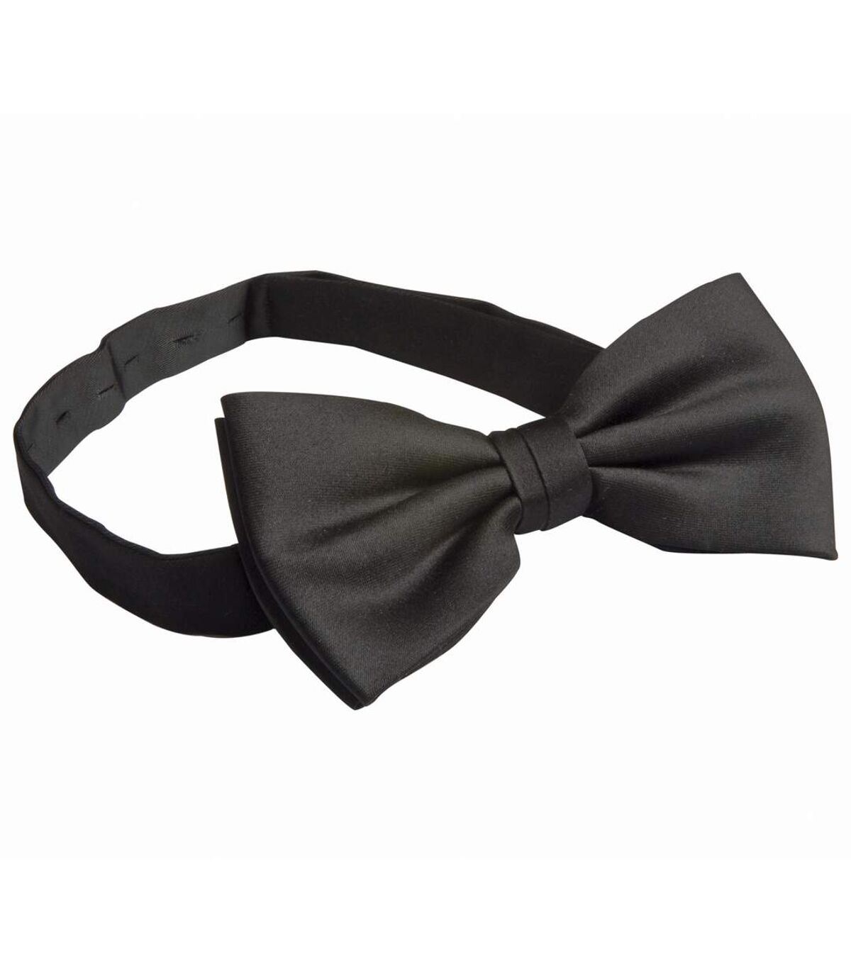 Premier Tie - Unisex Plain Bow Tie (Pack of 2) (Black) (One Size)