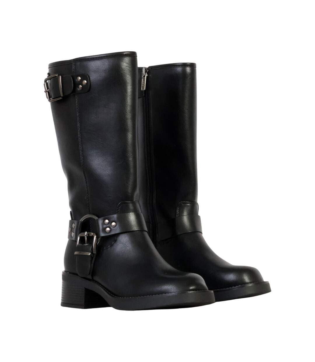 Bottes à Talon à Zip Xti-3
