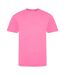 T-shirt electric tri-blend adulte rose vif Awdis