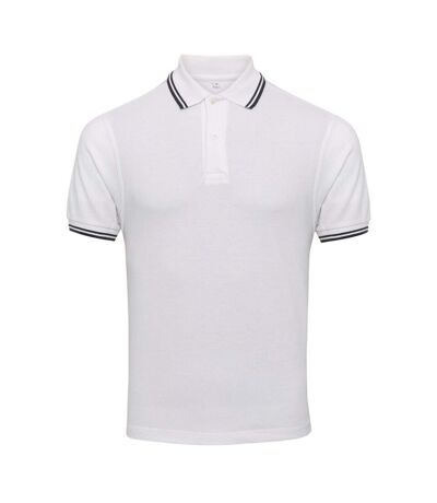 AWDis Mens Stretch Tipped Polo Shirt (Royal/White) - UTRW6081