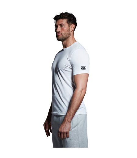Mens Club Plain T-shirt White Canterbury