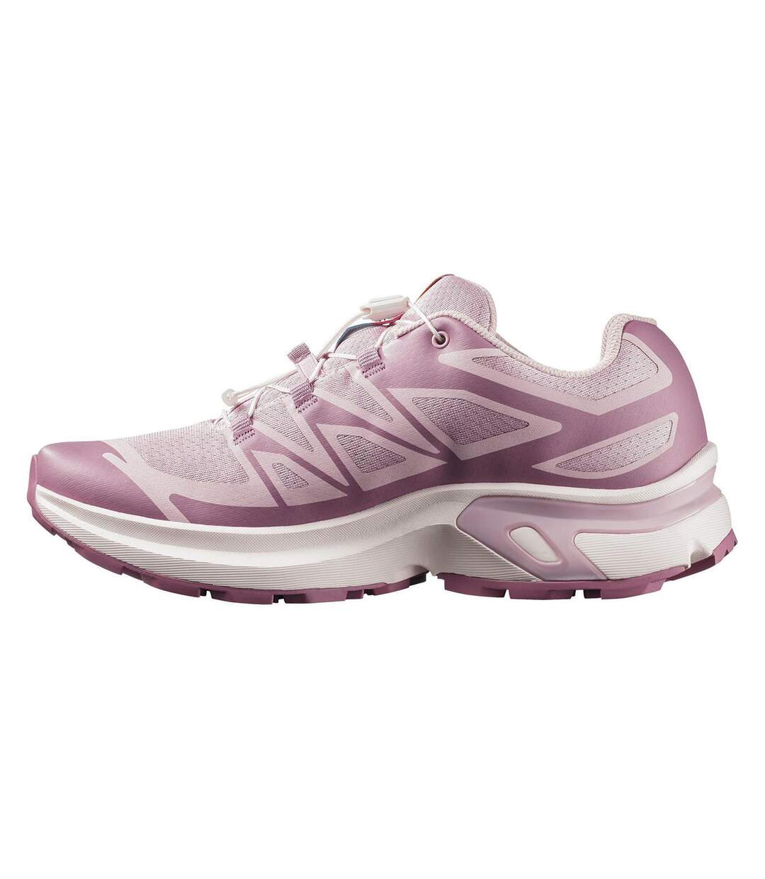 Womens/ladies Evr Low Cut Trainers Dawn Pink Salomon-2