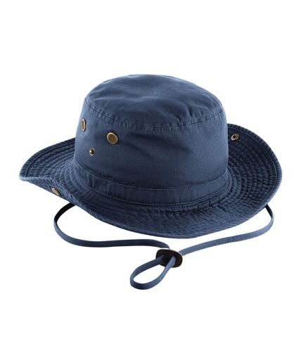 Chapeau panama outback adulte bleu marine Beechfield