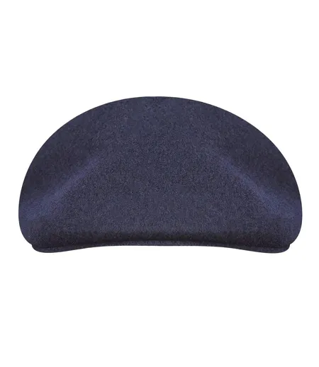 Unisex Adult Wool Flat Cap Dark Blue Kangol